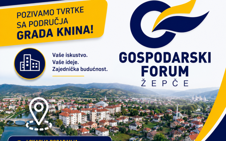 Poziv tvrtkama s područja Knina na Poslovne susrete Knin–Žepče i 13. Gospodarski forum općine Žepče